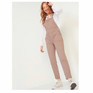 Women’s Tan Overalls - Old Navy Size 16 Tall
